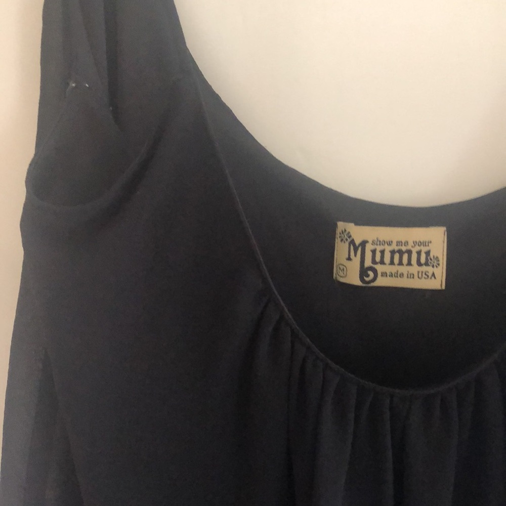 Show me your Mumu black tunic tank